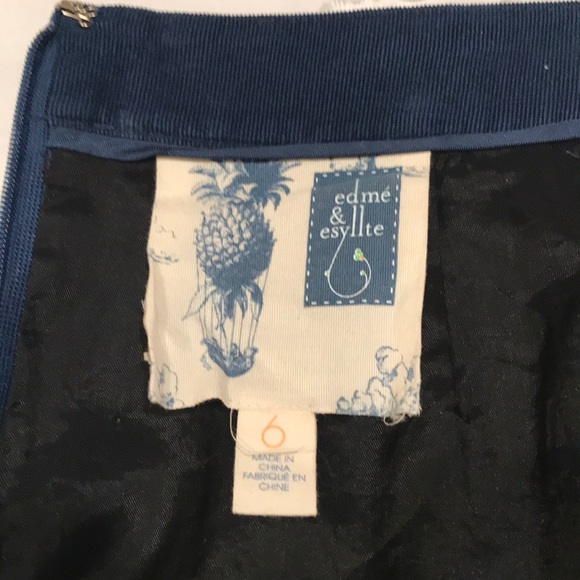 Anthropologie Corduroy Patterned Size 6 skirt - Picture 3 of 3